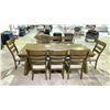 Image 3 : DINING TABLE & 8 DINING CHAIRS (COSMETIC DAMAGE)