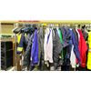 Image 1 : RACK OF ASSORTED CLOTHING (RACK NOT INCLUDED)