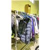 Image 2 : RACK OF ASSORTED CLOTHING (RACK NOT INCLUDED)