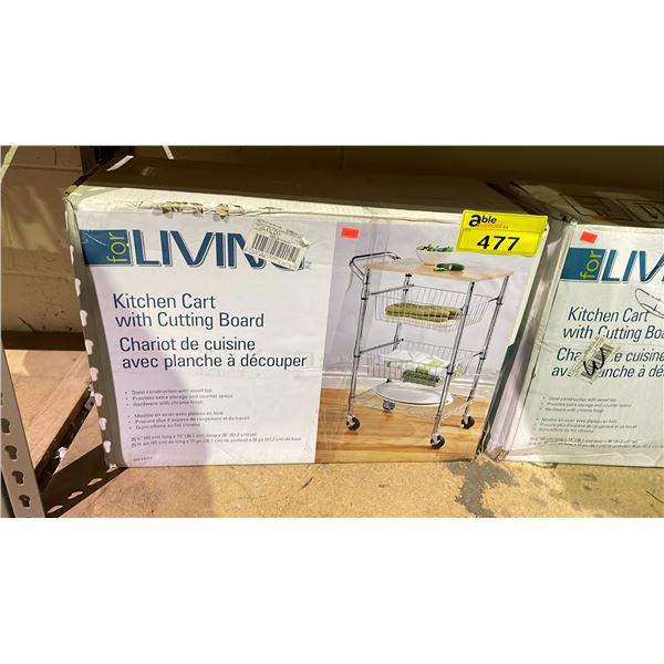 FOR LIVING KITCHEN CART WITH CUTTING BOARD