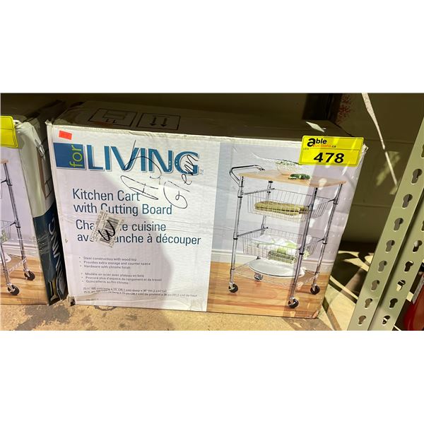 FOR LIVING KITCHEN CART WITH CUTTING BOARD
