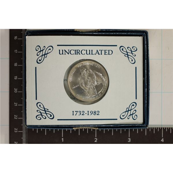 1982-D GEORGE WASHINGTON SILVER COMMEMORATIVE