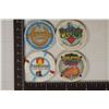 Image 2 : 4-$1 PLASTIC CASINO GAMING CHIPS: PONDERAY CASINO,