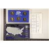 Image 2 : 1999 US 50 STATE QUARTERS PROOF SET WITH BOX AND