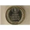 Image 1 : 14.1 GRAMS STERLING SILVER "NORTH CAROLINA" STATE