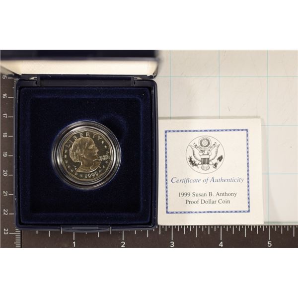 1999-P US PROOF SUSAN B. ANTHONY DOLLAR. ORIGINAL