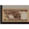 Image 2 : BANK OF ZAMBIA 5 KWACHA CRISP UNC COLORIZED BILL