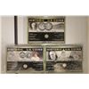 Image 1 : 3 HISTORIC U.S. COINS IN INFO CARDS IN PLASTIC