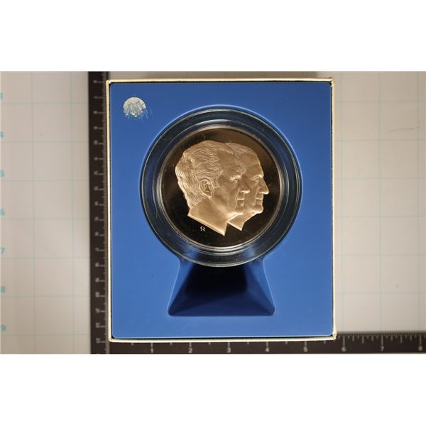 FRANKLIN MINT OFFICIAL 1973 INAUGURAL MEDAL FOR