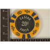 Image 2 : $20 SADSH CASINO CHIP WITH METAL INSERT