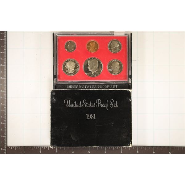 1981 US PROOF SET (WITH BOX)