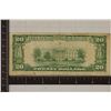 Image 2 : 1929 US $20 NATIONAL CURRENCY BROWN SEAL
