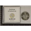 Image 2 : 2016 AMERICAN SILVER EAGLE. BRILLIANT IN WITH CERT