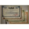 Image 1 : 4 ASSORTED VINTAGE RAILROAD STOCK CERTIFICATES