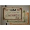 Image 2 : 4 ASSORTED VINTAGE RAILROAD STOCK CERTIFICATES