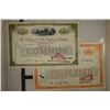 Image 3 : 4 ASSORTED VINTAGE RAILROAD STOCK CERTIFICATES