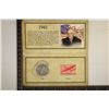 Image 1 : WALKING LIBERTY HISTORIC COIN AND STAMP SET.