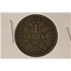 Image 1 : 1876-H GERMAN SILVER 1 MARK .1606 OZ. ASW