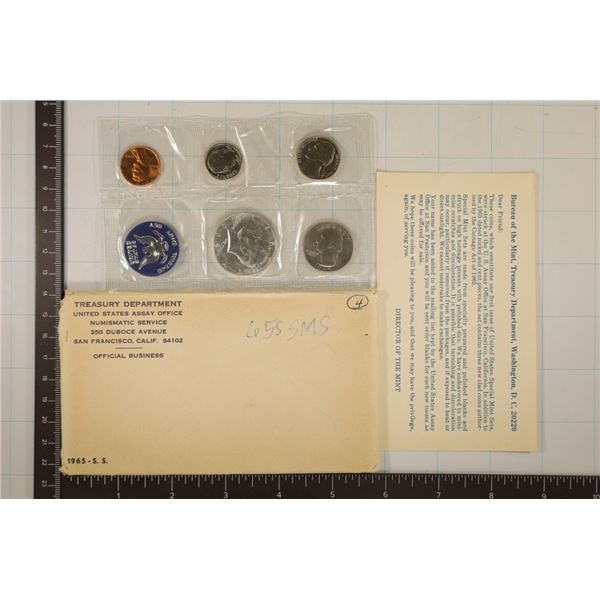 1965 US SPECIAL MINT SET WITH ENVELOPE