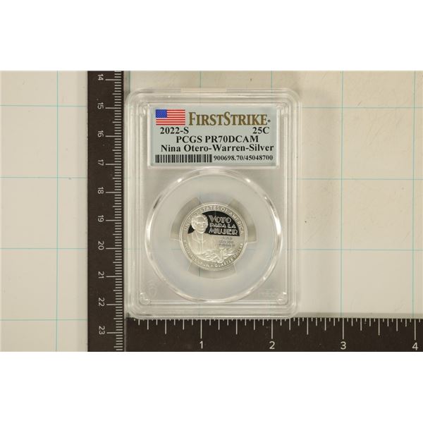 2022-S SILVER NINA OTERO-WARREN QUARTER PCGS