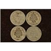 Image 2 : 1876, 1888, 1889 &1891 SILVER SEATED LIBERTY DIMES
