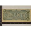 Image 2 : 1864 CONFEDERATE STATES OF AMERICA $20 OBSOLETE