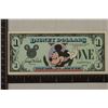 Image 1 : 1987 1 DISNEY DOLLAR CRISP UNC COLORIZED BILL
