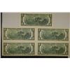 Image 2 : 5-2003 US $2 CRISP UNC FRN, GREEN SEALS WITH