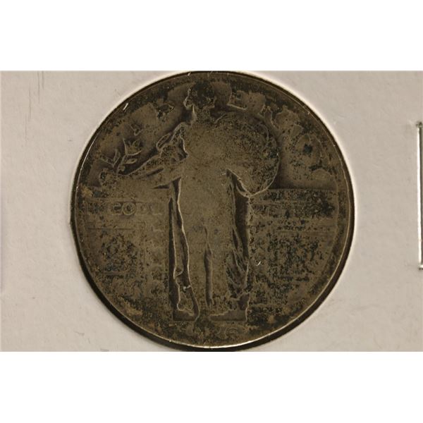1926 SILVER STANDING LIBERTY QUARTER
