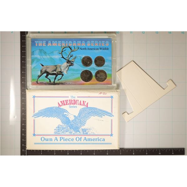 THE AMERICANA SERIES 4 COIN NORTHERN WILDLIFE SET