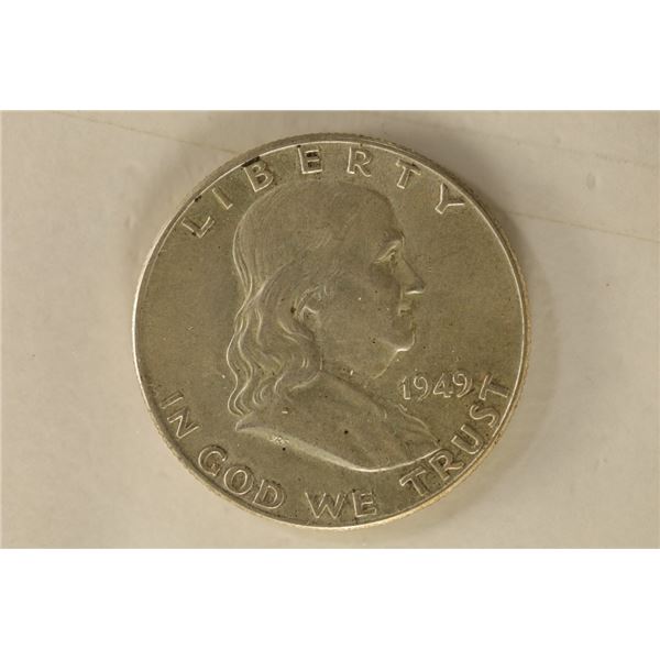 1949 SILVER  FRANKLIN HALF DOLLAR