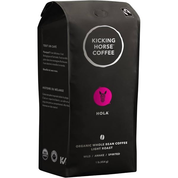 NEW 284G KICKING HORSE COFFEE HOLA