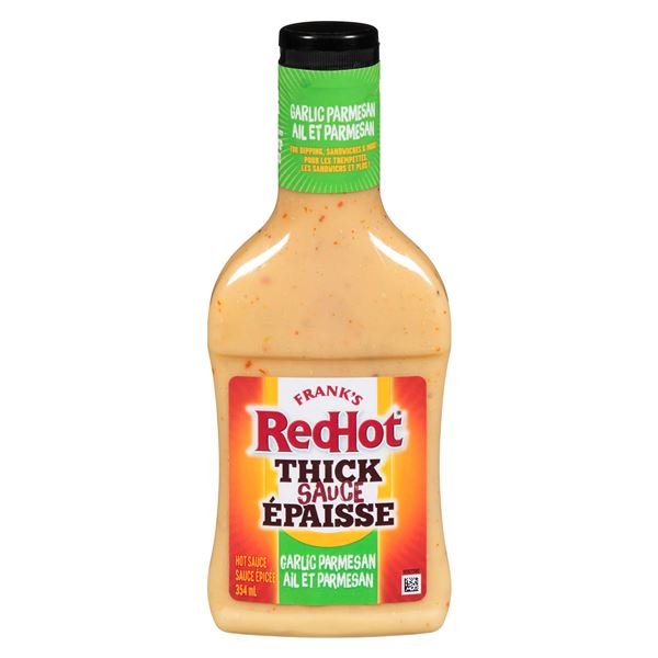 NEW 5 X 354ML FRANK REDHOT THICK SAUCE GARLIC PARM
