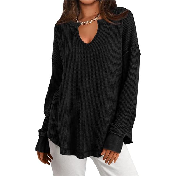 NEW PRETTY GARDEN LARGE BLACK SHIRT