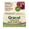 Image 1 : NEW GRAVOL GINGER MULTI-SYMPTOM - 20 TABLETS