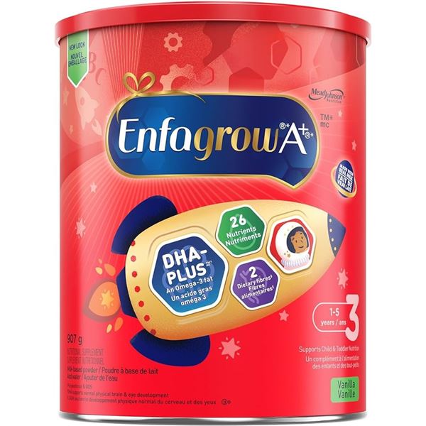 NEW 907G ENFAGROWA+ MILK FLAVOUR