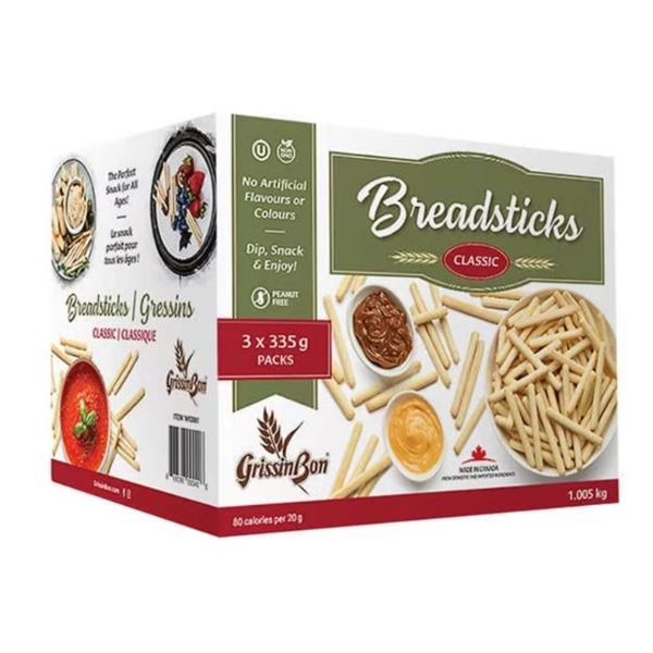 NEW GRISSINBON BREADSTICKS CLASSIC FLAVOR 1.005KG