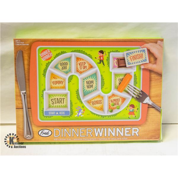 NEW FRED DINNER WINNER KIDS DINNER TRAY