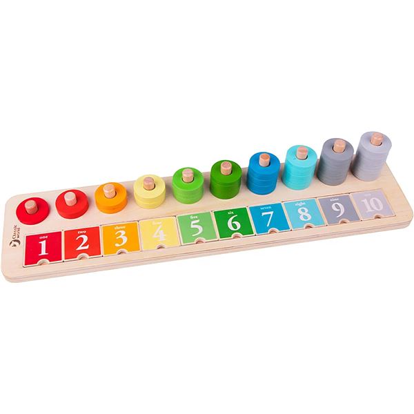 NEW TOOKY TOY COUNTING STACKER LEARNING TOY 24M+