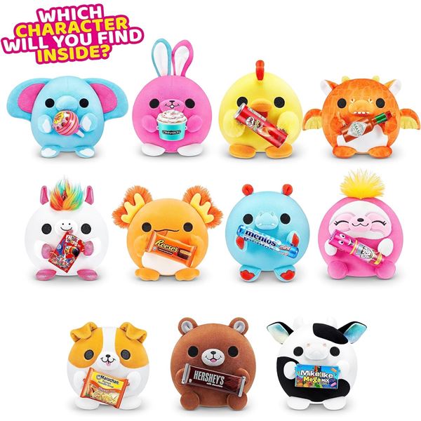 BRAND NEW ZURU SNACKLES PLUSH MYSTERY TOY