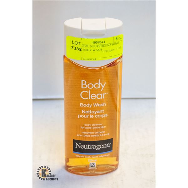 NEW 250ML NEUTROGENA BODY CLEAR BODY WASH