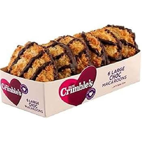 NEW 220G MRS CRIMBLES CHOCOLATE MACAROONS