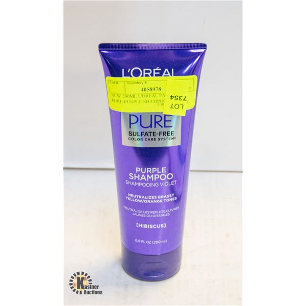 NEW 200ML L'OREAL PARIS EVER PURE PURPLE SHAMPOO