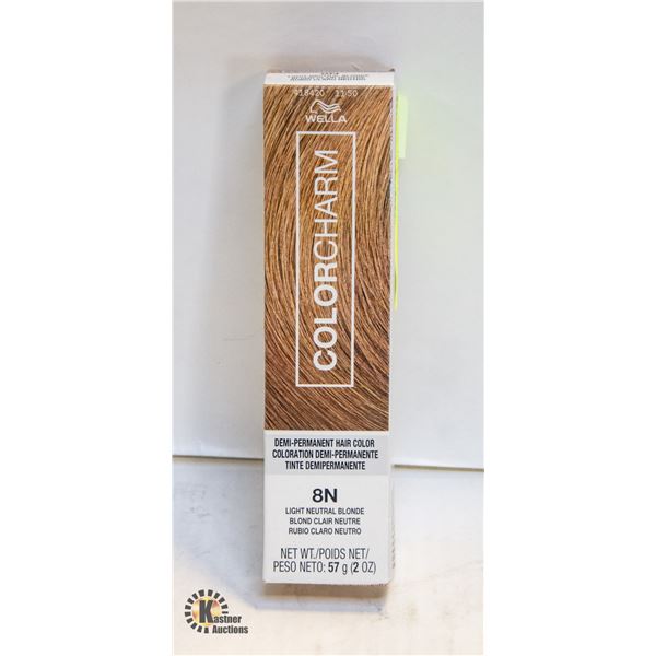 BRAND NEW 57G WELLA COLORCHARM 8N HAIR COLOR