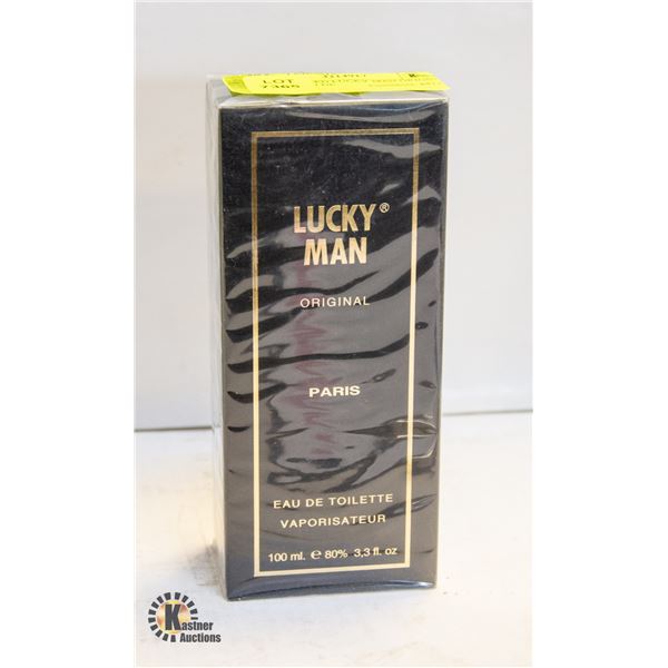 NEW SEALED LUCKY MAN ORIGINAL PARIS EAU DE