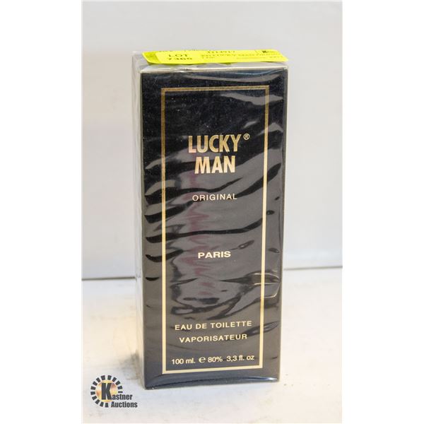 NEW SEALED LUCKY MAN ORIGINAL PARIS EAU DE