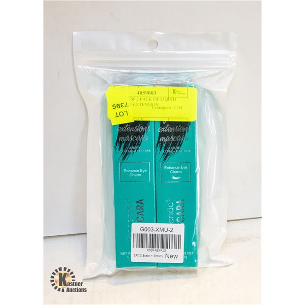 BRAND NEW 2 PACK OF LIQUID EYELAQSH EXTENSION