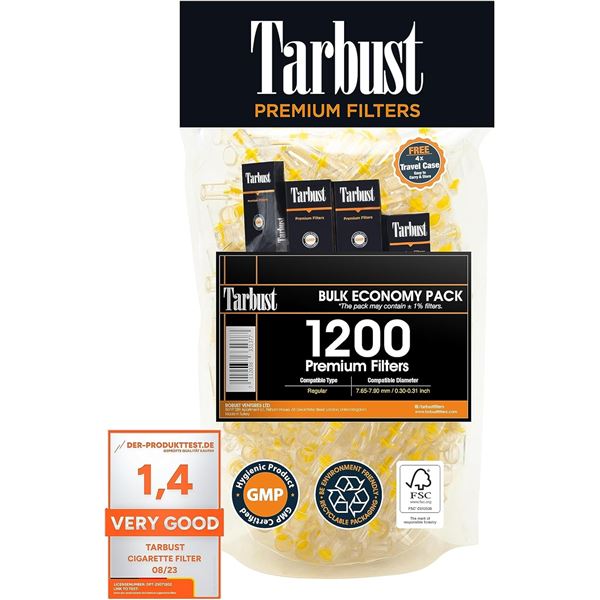 NEW 1200 PACK TARBUST PREMIUM FILTERS