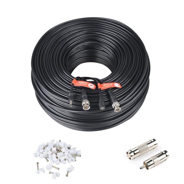 NEW TYGER WIRE RG59 CCTV CABLE 16 FEET