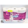 Image 1 : NEW 6 TRIPLE ROLLS OF PUREX TOILET PAPER, 2 PLY